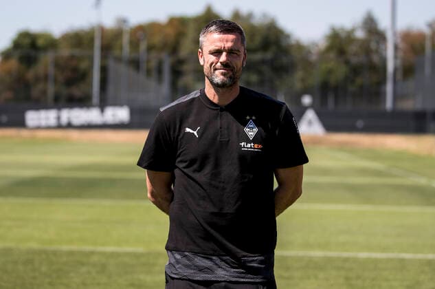 Martin Meichelbeck Borussia Mönchengladbach Porträttermin 2020 2021 PortraÌˆt, Presentation, PraÌˆsentation, Press appointment, Football, GER 07 08 2020, Football, Presentation, PraÌˆsentation, Press appointment, Football, GER 1 Bundesliga, Season 2020 21, Moenchengladbach Photo Moritz Müller Only for Editorial use