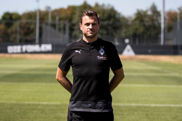 Hendrik Schreiber Borussia Mönchengladbach Porträttermin 2020 2021 PortraÌˆt, Introduction, PraÌˆsentation, Press event, Football, GER 07 08 2020, Football, Introduction, PraÌˆsentation, Press event, Football, GER 1 Bundesliga, Season 2020 21, Moenchengladbach Photo Moritz Müller Only for Editorial use