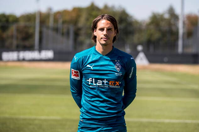 Goalkeeper Yann Sommer BMG Borussia Mönchengladbach Porträttermin 2020 2021 PortraÌˆt, Presentation, PraÌˆsentation, Press event, Football, GER 07 08 2020, Football, Presentation, PraÌˆsentation, Press event, Football, GER 1 Bundesliga, Season 2020 21, Moenchengladbach Photo Moritz Müller Only for Editorial use