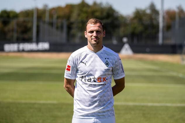 Tony Jantschke BMG Borussia Mönchengladbach Porträttermin 2020 2021 PortraÌˆt, Presentation, PraÌˆsentation, Press appointment, Football, GER 07 08 2020, Football, Presentation, PraÌˆsentation, Press appointment, Football, GER 1 Bundesliga, Season 2020 21, Moenchengladbach Photo Moritz Müller Only for Editorial use