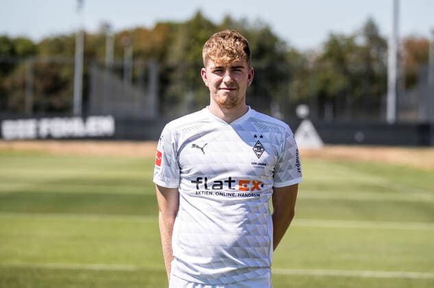 Andreas Poulsen Borussia Mönchengladbach Porträttermin 2020 2021 PortraÌˆt, introduction, PraÌˆsentation, press event, football, GER 07 08 2020, football, introduction, PraÌˆsentation, press event, football, GER 1 Bundesliga, season 2020 21, Moenchengladbach Photo Moritz Müller Only for editorial use