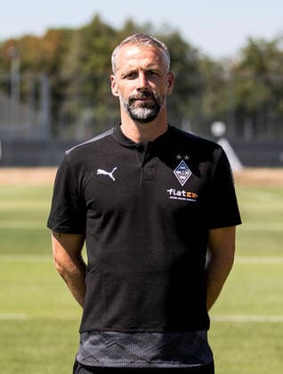 Coach Marco Rose BMG Borussia Mönchengladbach Porträttermin 2020 2021 Porträt, Presentation, Präsentation, Press appointment, Football, GER 07 08 2020, Football, Presentation, Präsentation, Press appointment, Football, GER 1 Bundesliga, Season 2020 21, Moenchengladbach Photo Moritz Müller Only for Editorial use