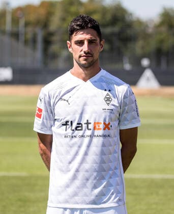 Lars Stindl BMG Borussia Mönchengladbach Porträttermin 2020 2021 Porträt, Presentation, Präsentation, Press event, Football, GER 07 08 2020, Football, Presentation, Präsentation, Press event, Football, GER 1 Bundesliga, Season 2020 21, Moenchengladbach Photo Moritz Müller Only for Editorial use