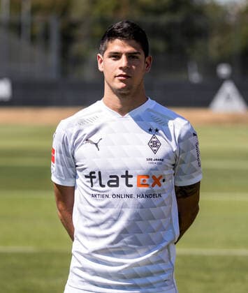 Julio Villalba BMG Borussia Mönchengladbach Porträttermin 2020 2021 Porträt, Presentation, Präsentation, Press appointment, Football, GER 07 08 2020, Football, Presentation, Präsentation, Press appointment, Football, GER 1 Bundesliga, Season 2020 21, Moenchengladbach Photo Moritz Müller Only for Editorial use