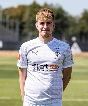 Andreas Poulsen Borussia Mönchengladbach Porträttermin 2020 2021 Porträt, introduction, Präsentation, press event, football, GER 07 08 2020, football, introduction, Präsentation, press event, football, GER 1 Bundesliga, season 2020 21, Moenchengladbach Photo Moritz Müller Only for editorial use
