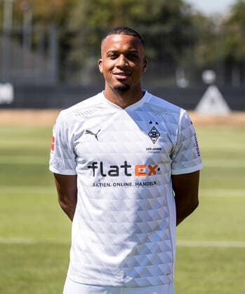 Alassane Plea BMG Borussia Mönchengladbach Porträttermin 2020 2021 Porträt, Introduction, Präsentation, Press appointment, Football, GER 07 08 2020, Football, Introduction, Präsentation, Press appointment, Football, GER 1 Bundesliga, Season 2020 21, Moenchengladbach Photo Moritz Müller Only for Editorial use