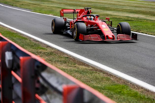 Motorsports FIA Formula One World Championship 2020, Grand Prix of 70th Anniversary, 5 Sebastian Vettel GER, Scuderia Ferrari Mission Winnow , Silverstone Great Britain
