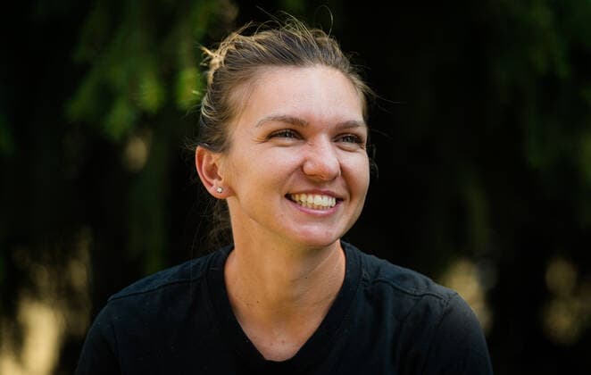 August 9, 2020, Prague, CZECH REPUBLIC: Simona Halep of Romania doing an Instagram live chat at the 2020 Prague Open WTA, Tennis Damen International tennis tournament Prague CZECH REPUBLIC - ZUMAa181 20200809_zaa_a181_063 Copyright: xRobxPrangex