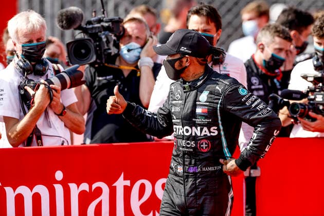 Motorsports FIA Formula One World Championship 2020, Grand Prix of 70th Anniversary, 44 Lewis Hamilton GBR, Mercedes AMG Petronas Formula One Team , Silverstone Great Britain