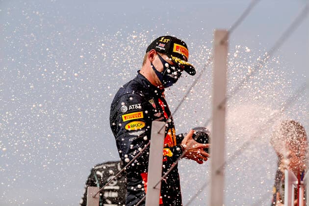 Motorsports FIA Formula One World Championship 2020, Grand Prix of 70th Anniversary, 33 Max Verstappen NLD, Aston Martin Red Bull Racing, Silverstone Great Britain