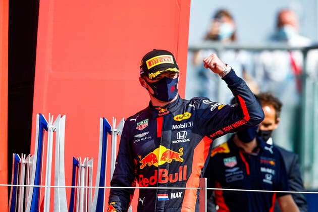 Motorsports FIA Formula One World Championship 2020, Grand Prix of 70th Anniversary, 33 Max Verstappen NLD, Aston Martin Red Bull Racing, Silverstone Great Britain