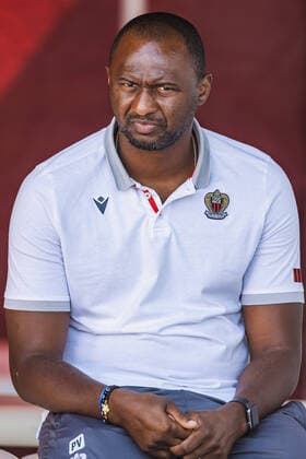08 08 2020, Alois Latini Stadium, Zell am See, AUT, Test match, FC Red Bull Salzburg vs OGC Nice, in picture coach Patrick Vieira OGC Nice during the Friendly Football Match between FC Red Bull Salzburg and OGC Nice at the Alois Latini Stadium, Zell am See, Austria on 2020 08 08 Zell am See  EP_fei
