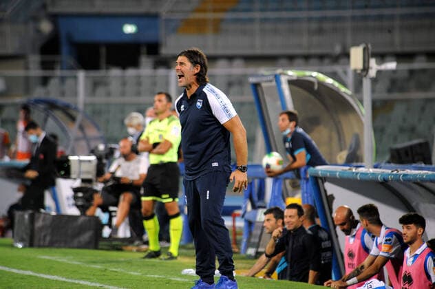 Photo Fabio Urbini LaPresse Aug 10, 2020 Pescara (PE) Italy soccer Pescara vs Perugia - Italian Football Championship League BKT 2019 2020 - Giovanni Cornacchia stadium. In the pic:Sottil Pescara  Copyright: xFabioxUrbini LaPressex