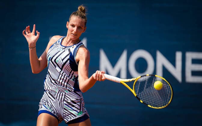 August 11, 2020, Prague, CZECH REPUBLIC: Kristyna Pliskova of the Czech Republic in action during the first round against Linda Fruhvirtova of the Czech Republic at the 2020 Prague Open WTA, Tennis Damen International tennis tournament Prague CZECH REPUBLIC - ZUMAa181 20200811_zaa_a181_085 Copyright: xRobxPrangex