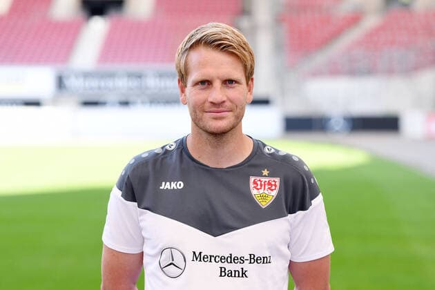 FOOTBALL 1 BUNDESLIGA SEASON 2020 2021 10 08 2020 Photo session at VfB Stuttgart Co-Coach Peter Perchtold VfB Stuttgart