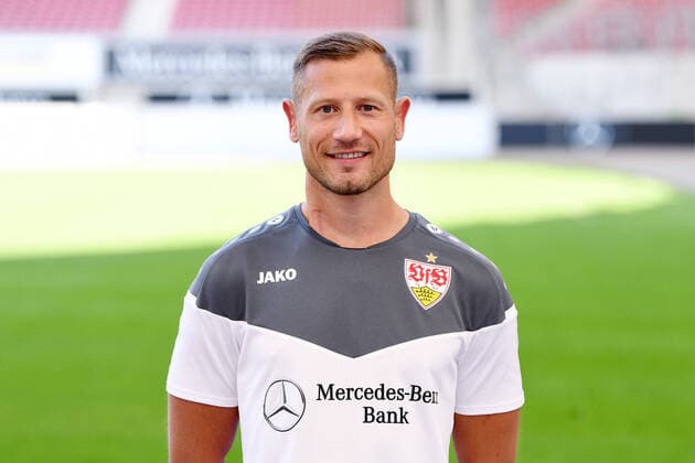 FOOTBALL 1 BUNDESLIGA SEASON 2020 2021 10 08 2020 Photo session at VfB Stuttgart Video analyst Michael Kammermeyer VfB Stuttgart