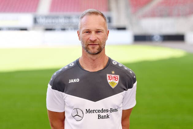 FOOTBALL 1 BUNDESLIGA SEASON 2020 2021 10 08 2020 Photo session at VfB Stuttgart Goalkeeping coach Uwe Gospodarek VfB Stuttgart