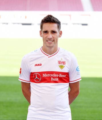FOOTBALL 1 BUNDESLIGA SEASON 2020 2021 10 08 2020 Photo session at VfB Stuttgart Philipp Klement VfB Stuttgart