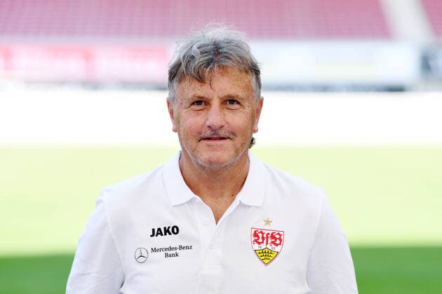 FOOTBALL 1 BUNDESLIGA SEASON 2020 2021 10 08 2020 Photo session with VfB Stuttgart Therapist Gerhard Woern VfB Stuttgart