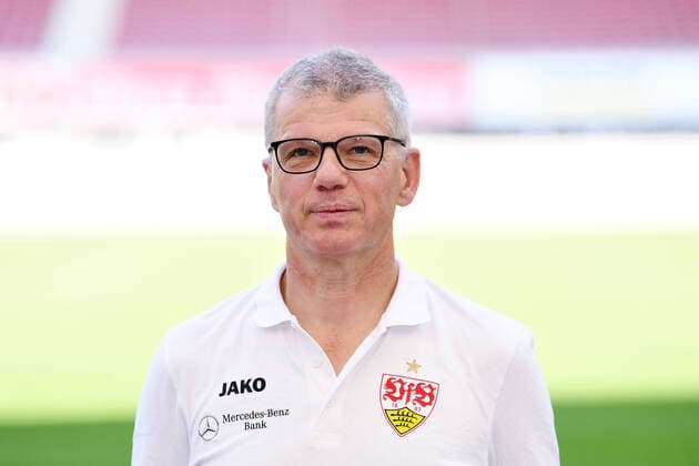 FOOTBALL 1 BUNDESLIGA SEASON 2020 2021 10 08 2020 Photo session at VfB Stuttgart Zeugwart Michael Meusch VfB Stuttgart