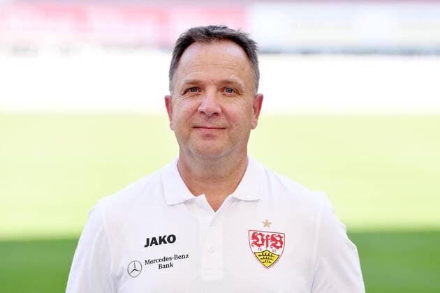 FOOTBALL 1 BUNDESLIGA SEASON 2020 2021 10 08 2020 Photo session at VfB Stuttgart Witness Thomas Schultheiss VfB Stuttgart