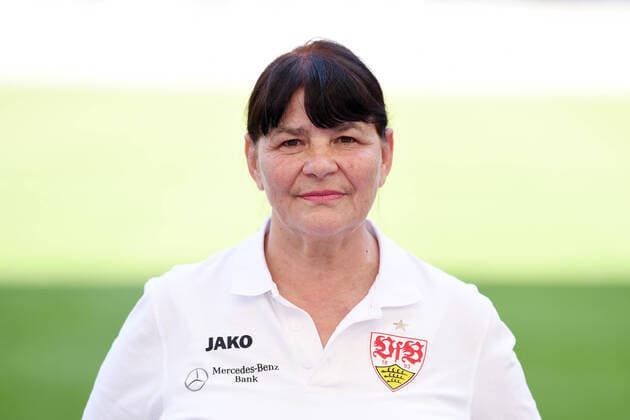 FOOTBALL 1 BUNDESLIGA SEASON 2020 2021 10 08 2020 Photo session at VfB Stuttgart Witness Gordana Markovic Masala VfB Stuttgart