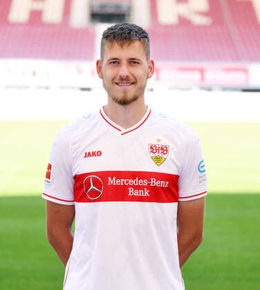 FOOTBALL 1 BUNDESLIGA SEASON 2020 2021 10 08 2020 Photo session at VfB Stuttgart Waldemar Anton VfB Stuttgart