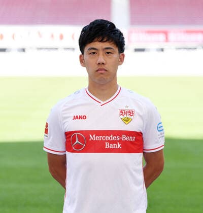 FOOTBALL 1 BUNDESLIGA SEASON 2020 2021 10 08 2020 Photo session at VfB Stuttgart Wataru Endo VfB Stuttgart