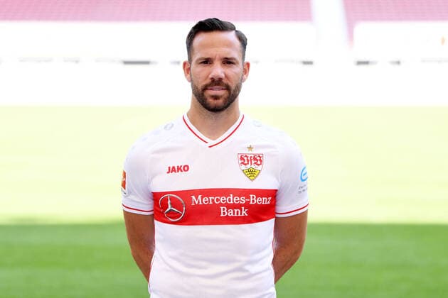 FOOTBALL 1 BUNDESLIGA SEASON 2020 2021 10 08 2020 Photo session at VfB Stuttgart Gonzalo Castro VfB Stuttgart