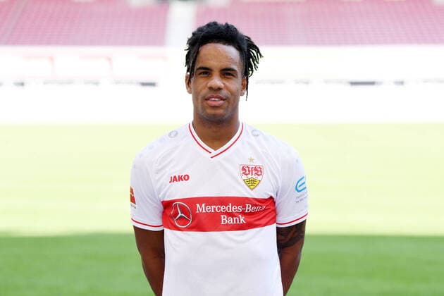 FOOTBALL 1 BUNDESLIGA SEASON 2020 2021 10 08 2020 Photo session at VfB Stuttgart Daniel Didavi VfB Stuttgart