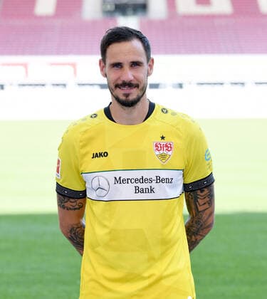 FOOTBALL 1 BUNDESLIGA SEASON 2020 2021 10 08 2020 Photo opportunity at VfB Stuttgart Goalkeeper Jens Grahl VfB Stuttgart