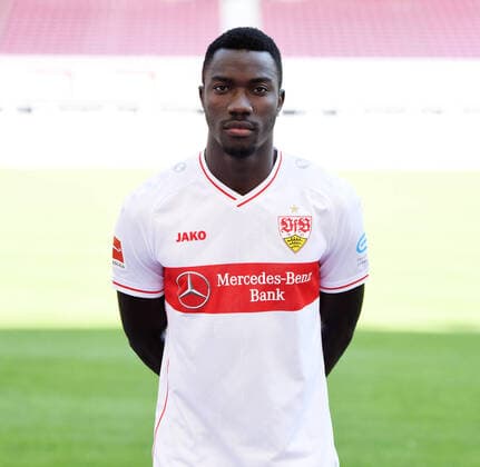 FOOTBALL 1 BUNDESLIGA SEASON 2020 2021 10 08 2020 Photo session at VfB Stuttgart Silas Wamangituka VfB Stuttgart