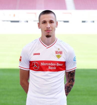 FOOTBALL 1 BUNDESLIGA SEASON 2020 2021 10 08 2020 Photo session at VfB Stuttgart Darko Churlinov VfB Stuttgart