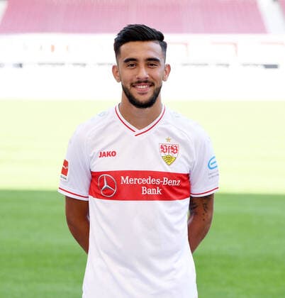 FOOTBALL 1 BUNDESLIGA SEASON 2020 2021 10 08 2020 Photo session at VfB Stuttgart Nicolas Gonzalez VfB Stuttgart