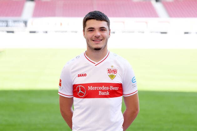 FOOTBALL 1 BUNDESLIGA SEASON 2020 2021 10 08 2020 Photo session at VfB Stuttgart Lilian Egloff VfB Stuttgart