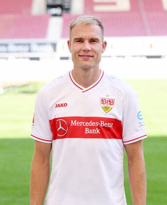 FOOTBALL 1 BUNDESLIGA SEASON 2020 2021 10 08 2020 Photo session at VfB Stuttgart Holger Badstuber VfB Stuttgart