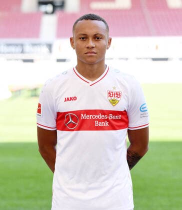 FOOTBALL 1 BUNDESLIGA SEASON 2020 2021 10 08 2020 Photo session at VfB Stuttgart Roberto Massimo VfB Stuttgart