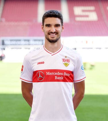 FOOTBALL 1 BUNDESLIGA SEASON 2020 2021 10 08 2020 Photo session at VfB Stuttgart Marcin Kaminski VfB Stuttgart