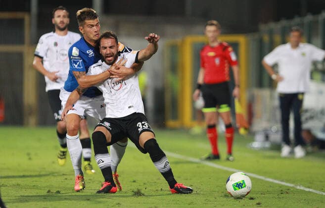 Photo LaPresse - Tano Pecoraro 11 August 2020 City La Spezia - (Italy) Soccer Spezia vs Chievo Italian Football Championship League BKT 2019 2020 - "Alberto Picco" Stadium in the pic: vitale luigi  Copyright: xTanoxPecoraro LaPresse LaPresse x