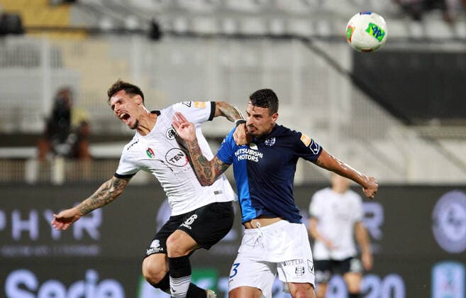 Photo LaPresse - Tano Pecoraro 11 August 2020 City La Spezia - (Italy) Soccer Spezia vs Chievo Italian Football Championship League BKT 2019 2020 - "Alberto Picco" Stadium in the pic: bartolomei paolo  Copyright: xTanoxPecoraro LaPresse LaPresse x