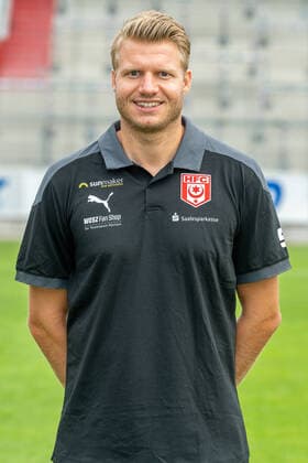 Marian Unger Goalkeeper Coach, HFC HFC Hallescher Fussballclub e V 3 Liga, portrait date 2020 2021, Halle Saale Saxony Anhalt Germany