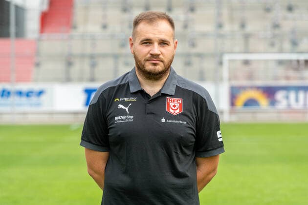 Walter Moissejenko Physiotherapist HFC Hallescher Fussballclub e V 3 Liga, portrait appointment 2020 2021, Halle Saale Saxony Anhalt Germany