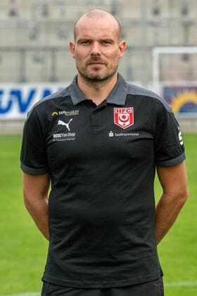 Steve Rohr Physiotherapist HFC Hallescher Fussballclub e V 3 Liga, portrait date 2020 2021, Halle Saale Saxony Anhalt Germany