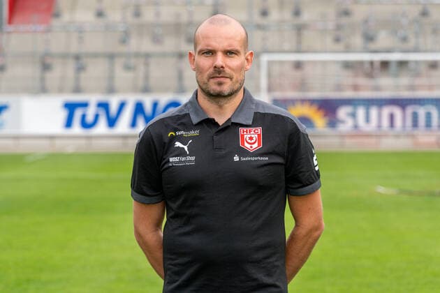 Steve Rohr Physiotherapist HFC Hallescher Fussballclub e V 3 Liga, portrait date 2020 2021, Halle Saale Saxony Anhalt Germany