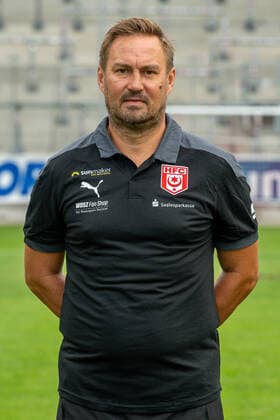 Mario Nickeleit Team Leader HFC Hallescher Fussballclub e V 3 Liga, portrait date 2020 2021, Halle Saale Saxony Anhalt Germany