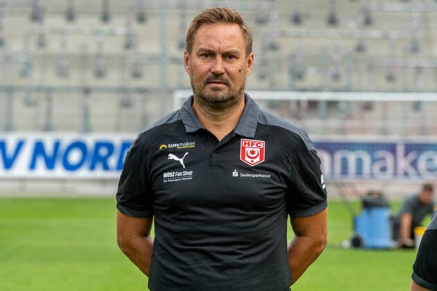 Mario Nickeleit Team Leader HFC Hallescher Fussballclub e V 3 Liga, portrait date 2020 2021, Halle Saale Saxony Anhalt Germany