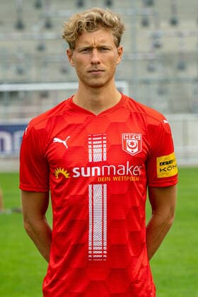 Tobias Schilk HFC HFC Hallescher Fussballclub e V 3 Liga, portrait date 2020 2021, Halle Saale Saxony Anhalt Germany