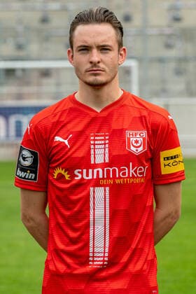 Niklas Kastenhofer HFC HFC Hallescher Fussballclub e V 3 Liga, portrait date 2020 2021, Halle Saale Saxony Anhalt Germany