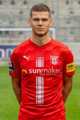 Anthony Syhre HFC HFC Hallescher Fussballclub e V 3 Liga, portrait date 2020 2021, Halle Saale Saxony Anhalt Germany