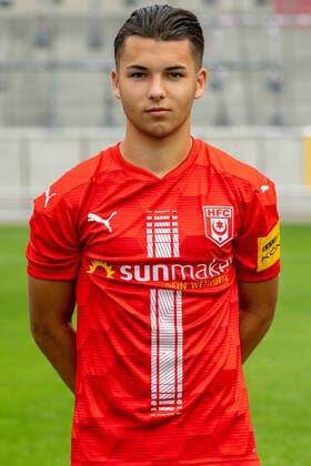 Jan Shcherbakovski HFC HFC Hallescher Fussballclub e V 3 Liga, portrait date 2020 2021, Halle Saale Saxony Anhalt Germany